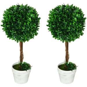 Kunstbuxus – UV-bestendig – 60 cm – groen