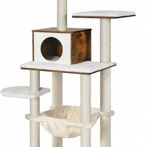 Krabpaal, Kattenmeubel, Modern, Vintage Bruin