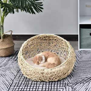 Kattenhuis – LuxePet – Comfortabel – Wasbaar – Beige