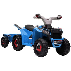 Quadtoy – Elektrisch – Aanhangwagen – Blauw