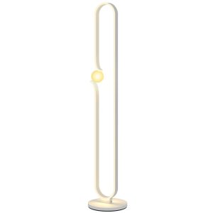 Moderne vloerlamp – Vloerlamp – Metaal – Wit