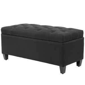 Opbergbank – Stijlvol – Ruim – Zwart