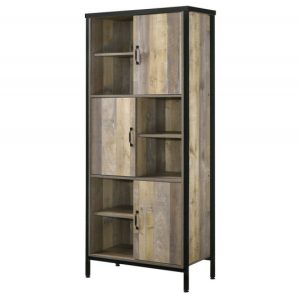 Boekenkast 3 deuren 3 leggers