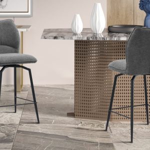 Barkruk Draaibaar – Lara – Grijs