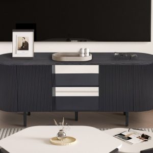 Tv-meubel – Stijlvol – Donkerbruin