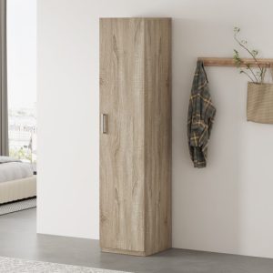 Opbergkast ‘Mike’ 40 cm 1 deur Sonoma – WR01, Spaanderplaat en decor