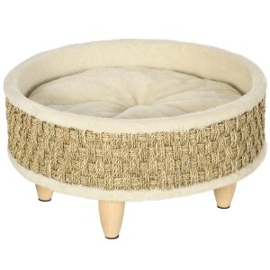 Hondenbed – LuxPet – Verhoogd huisdierbed – Hoogwaardige materialen – Beige