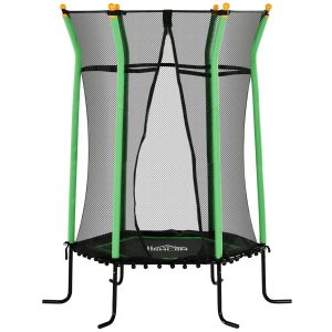 Trampoline voor kinderen – Veiligheidsnet – Stevig staal – Blauw
