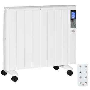 Elektrische Radiator – LCD-display – 2000W – zwart