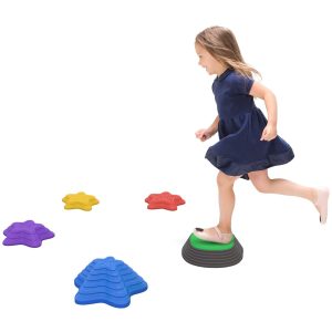 Stapelstenen – Zonekiz – Balancerend spel – Antislip – Grijs