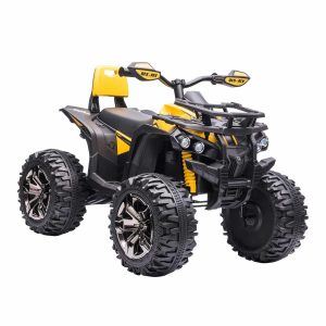 Elektrischequad – Roze Kinder ATV met LED Koplamp – Stoere Kinderquad